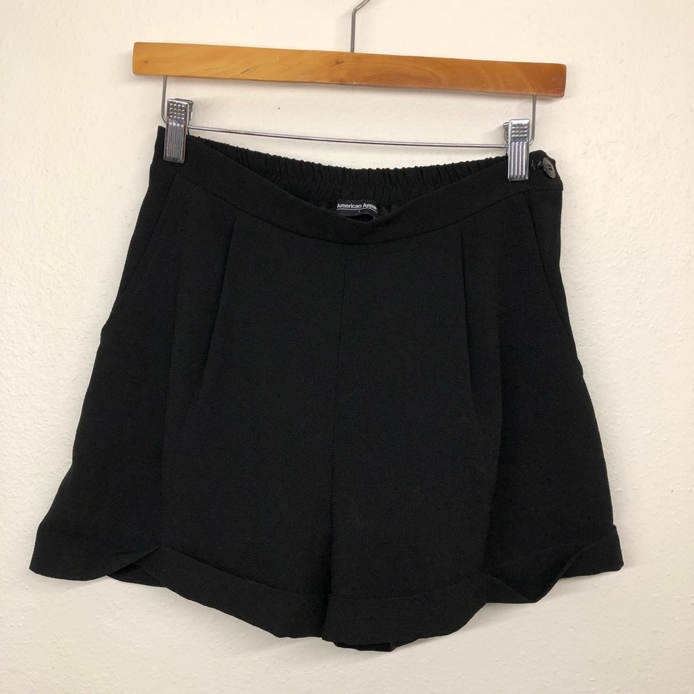 American Apparel Crepe Shorts Black